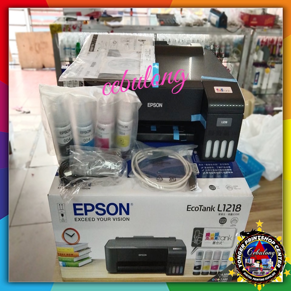 Epson L1218 Color Photo Printer Ink Tank Type single function BRAND NEW ...