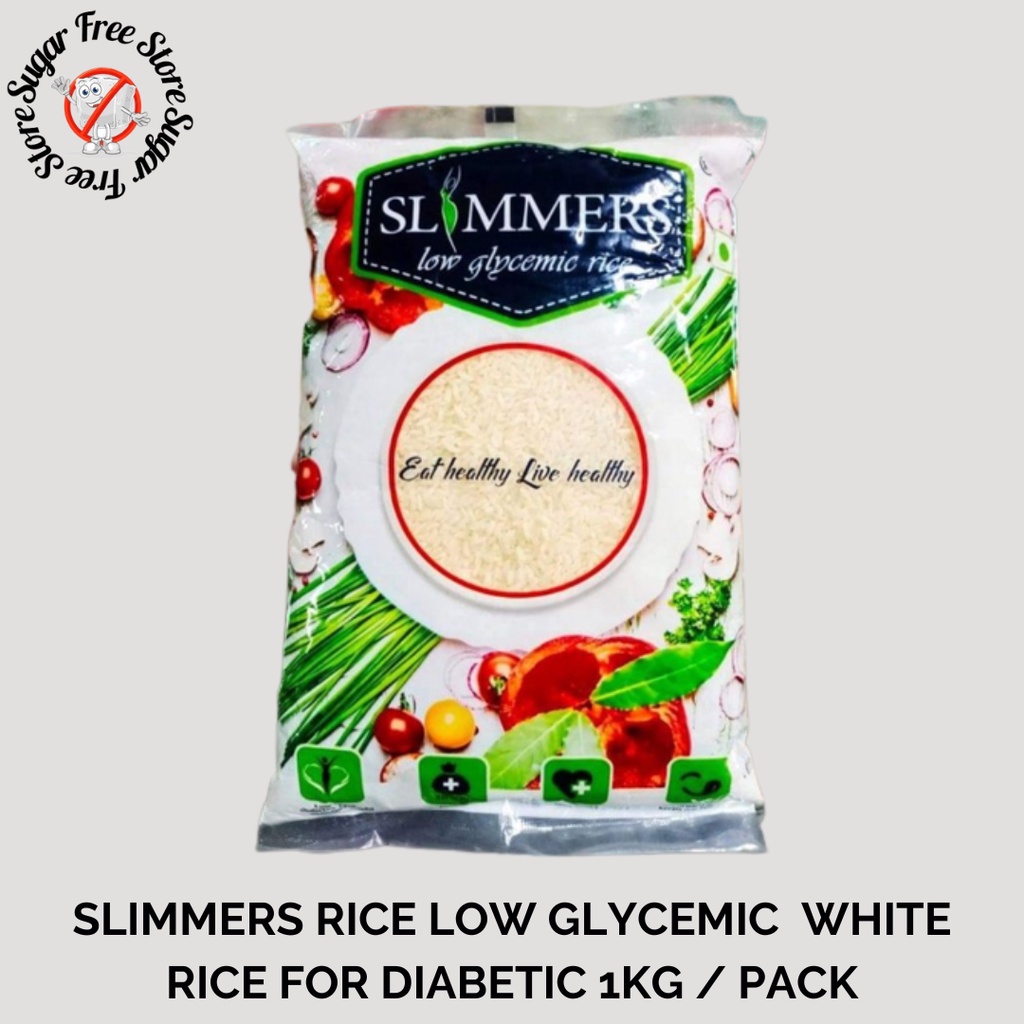 Slimmers Rice Low Glycemic White Rice for Diabetic 1kg / pack Shopee Philippines