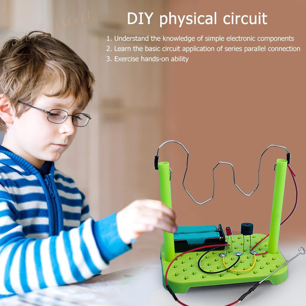 DIY Circuit Kit Physical Scientific Experiment Kids Educational Toys Random 