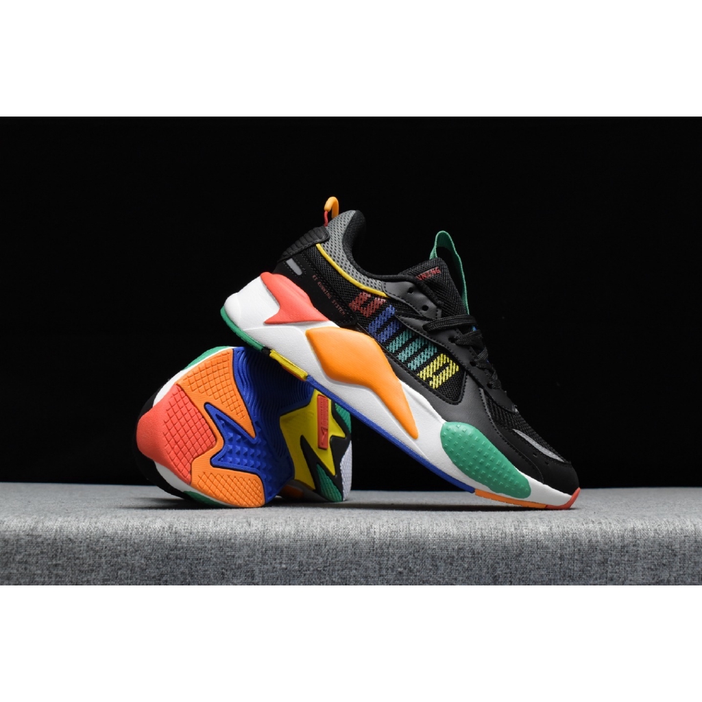 Original Puma RS-X “RUNNING SYSTEM” Black Rainbow Daddy Shoes Casual Shoes Sneakers 36-45 | Shopee Philippines