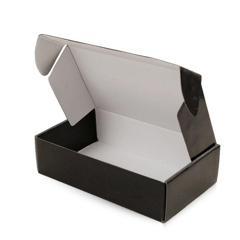 Black Corrugated Cardboard Box - Classique International