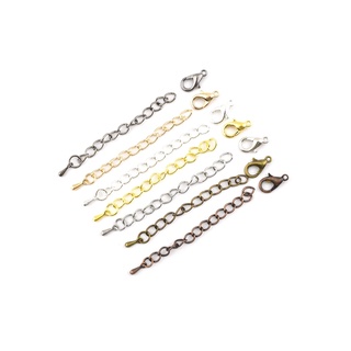 【ps122】10-20pcs/lot 50 70mm Extension Chain Lobster Clasps DIY Connector For jewelry making