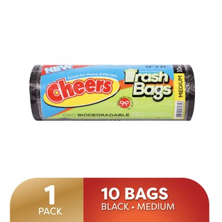Cheers Trash Bag Black Medium 10's #2