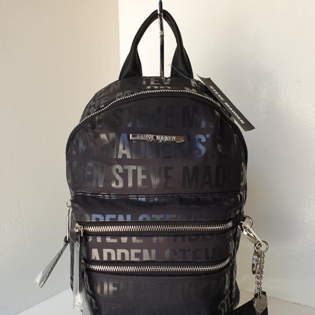 steve madden logo backpack