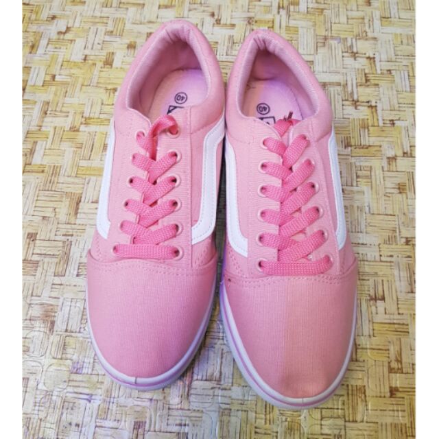 vans old skool pink