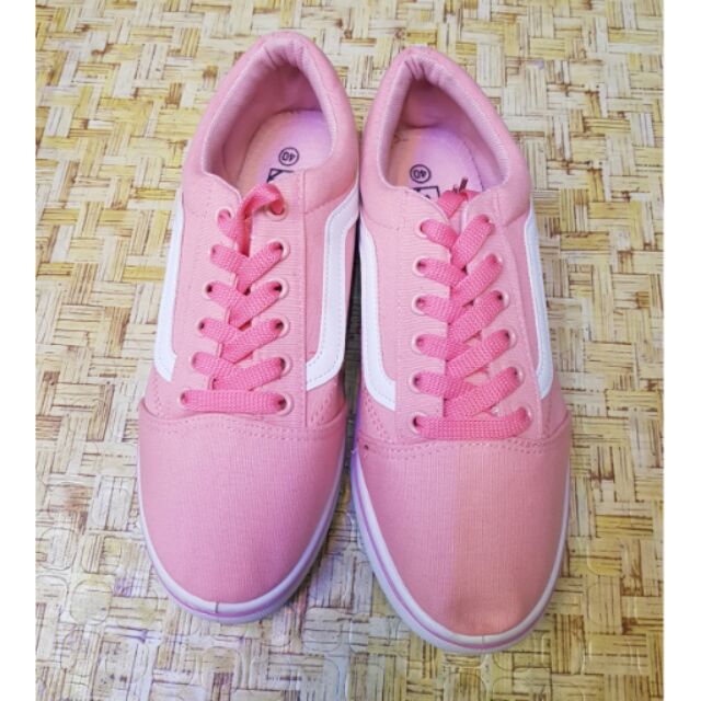 Vans Old Skool pink white | Shopee Philippines