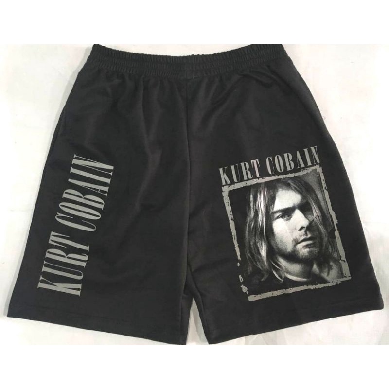 Slipknot and Kurt Cobain Graphics Black Cotton Boxer Shorts for Men