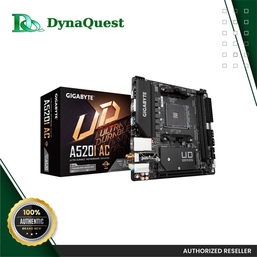 Gigabyte A520I AC AM4 ITX Motherboard Shopee Philippines