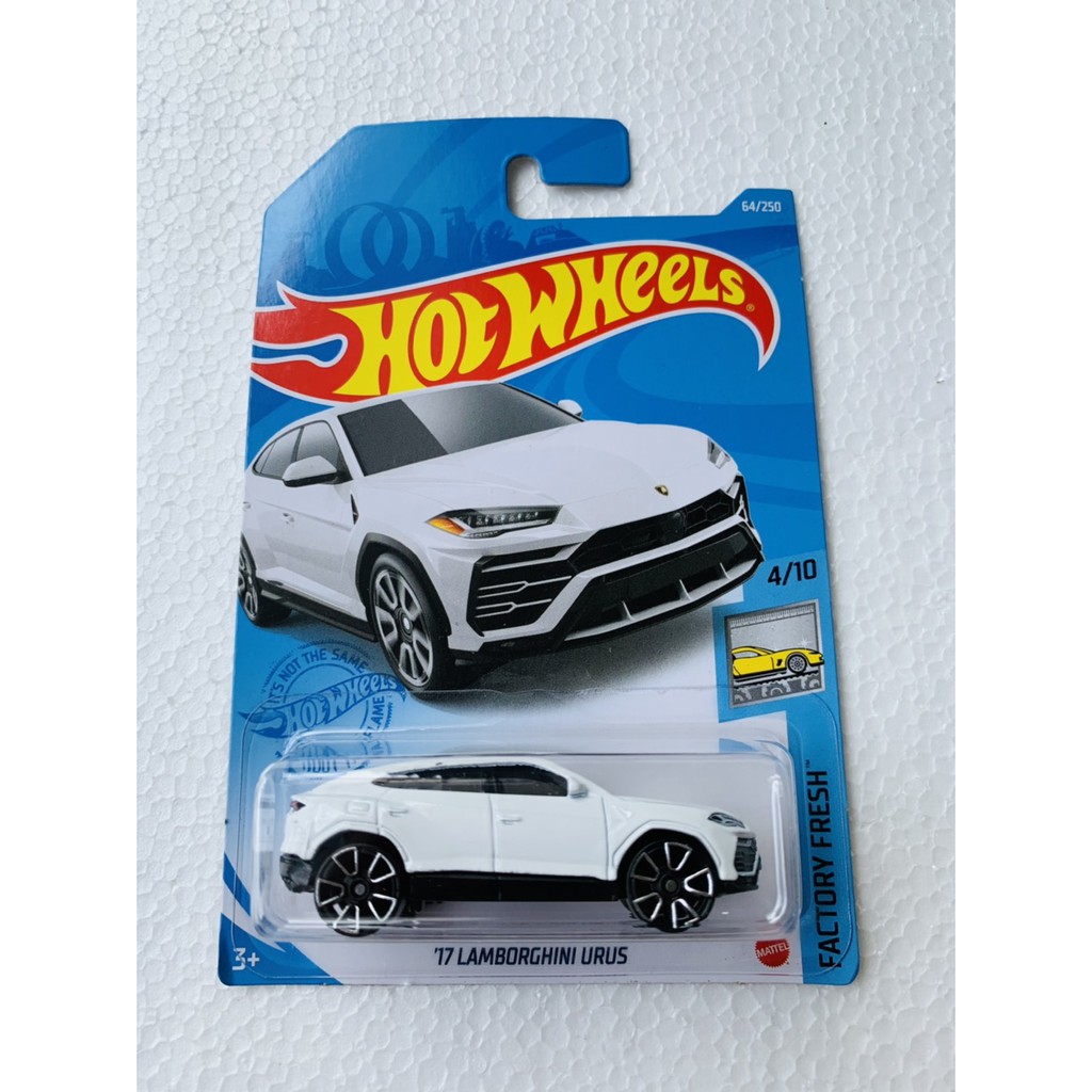 White Hot Wheels '17 Lamborghini Urus Kids Model Diecast Toy Cars Factory Fresh