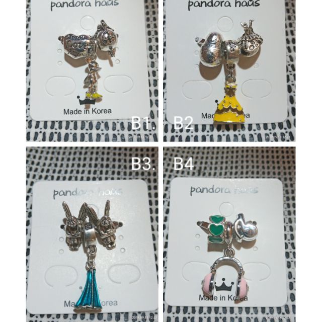 Onhand Pandora Charms Silver Plated Shopee Philippines