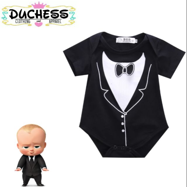 boss baby suit onesie