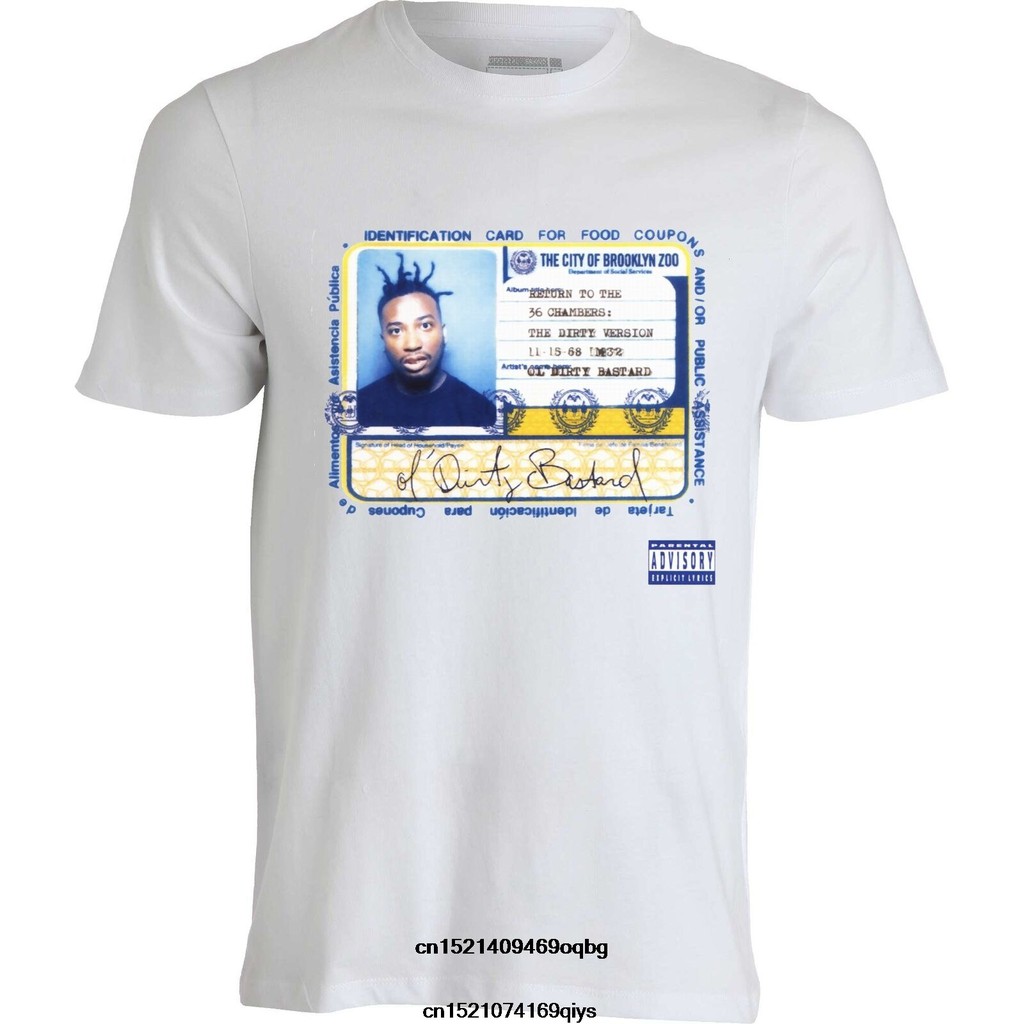 New Odb Album Cover Ol Dirty Bastard Coupon For Food Stamps Printed Tee Shirts Short Sleeve Tees Shopee Philippines