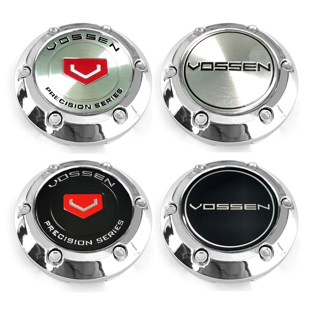 4pc 66mm Outsize 62 Innersize Vossen Wheel Center Cap Chrome Modified ...