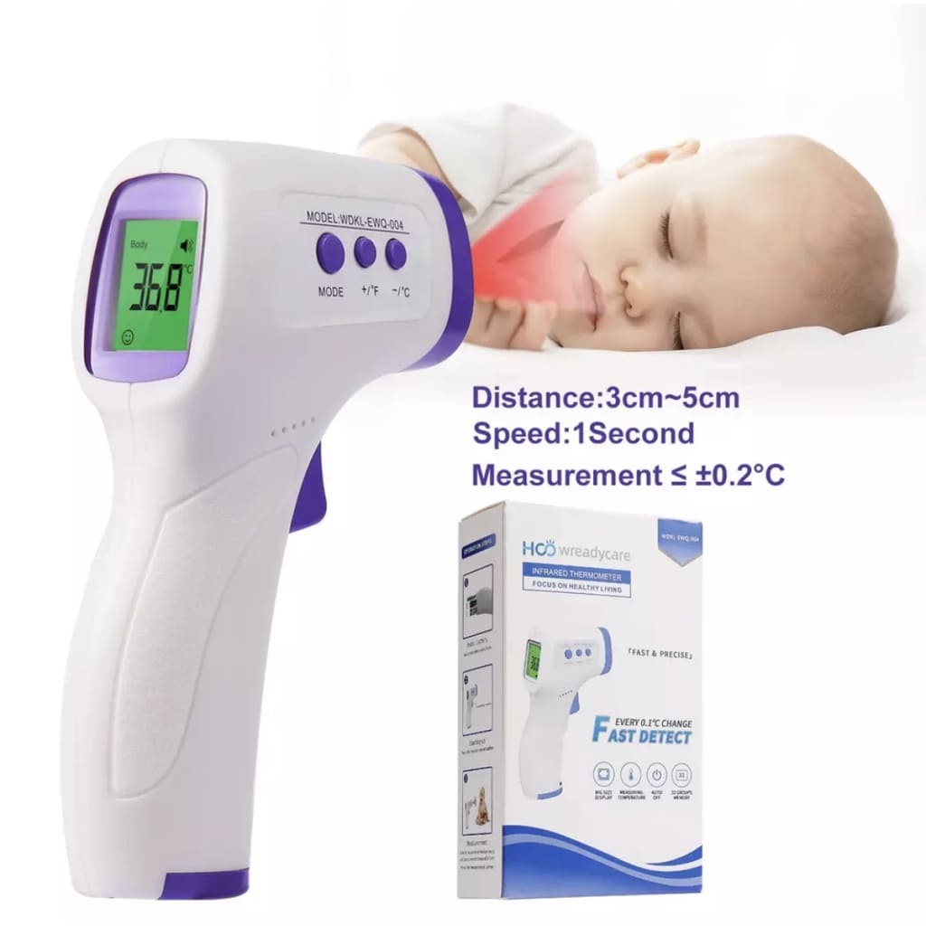 NonContact Infrared Thermometer Forehead Body Temperature with Fever
