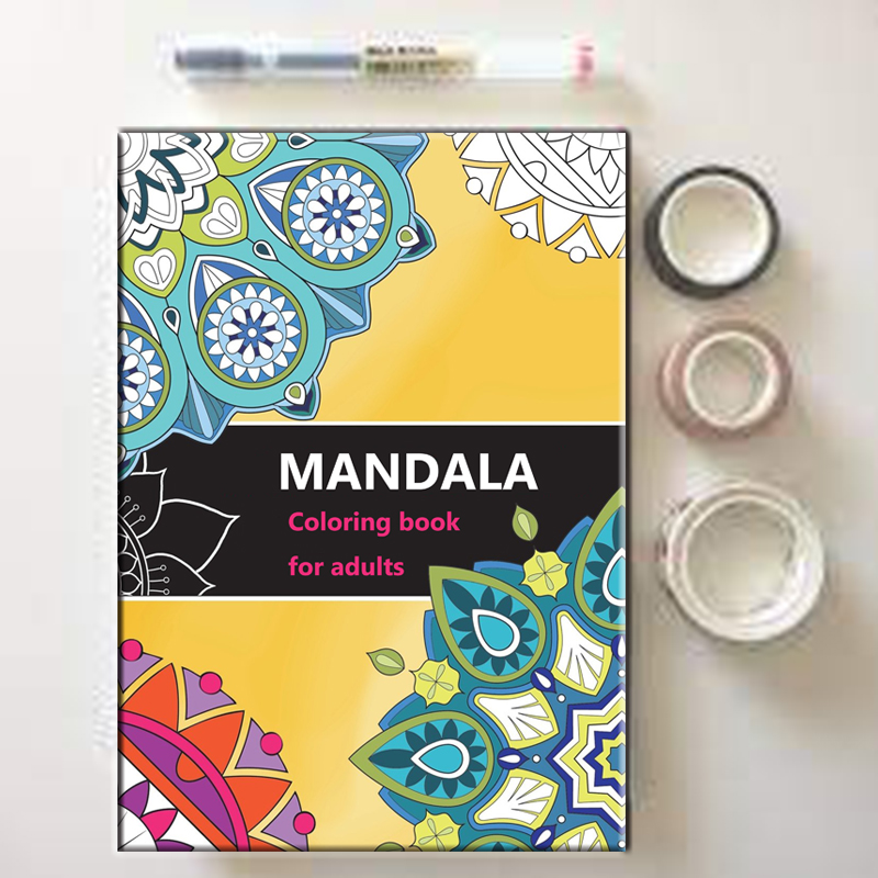 Download Colouring book for adult 20 pages mandala | Shopee Philippines