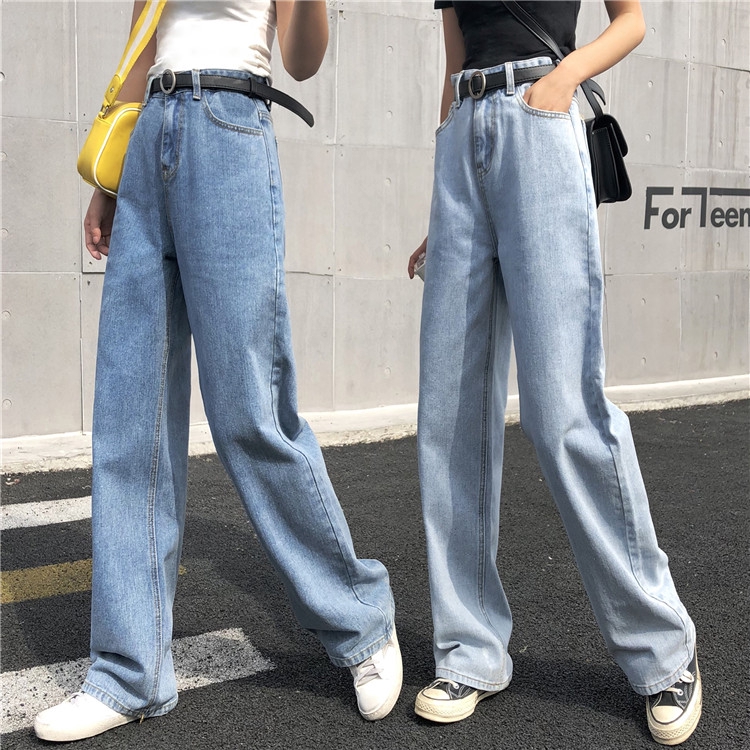 long denim pants