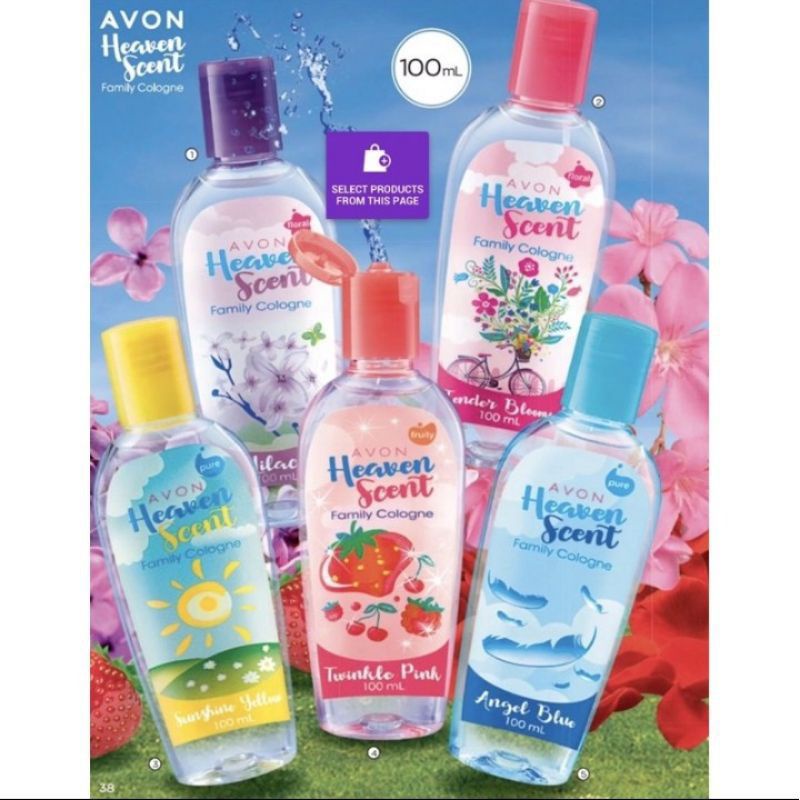 AVON HEAVEN SCENT FAMILY COLOGNE 100ml | Shopee Philippines