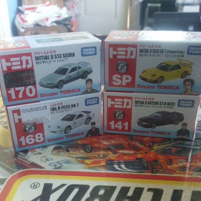 Tomica Initial D Diecast Tomica Dream Takara Tomy Rx7 Fc Fd S13 R32 Shopee Philippines