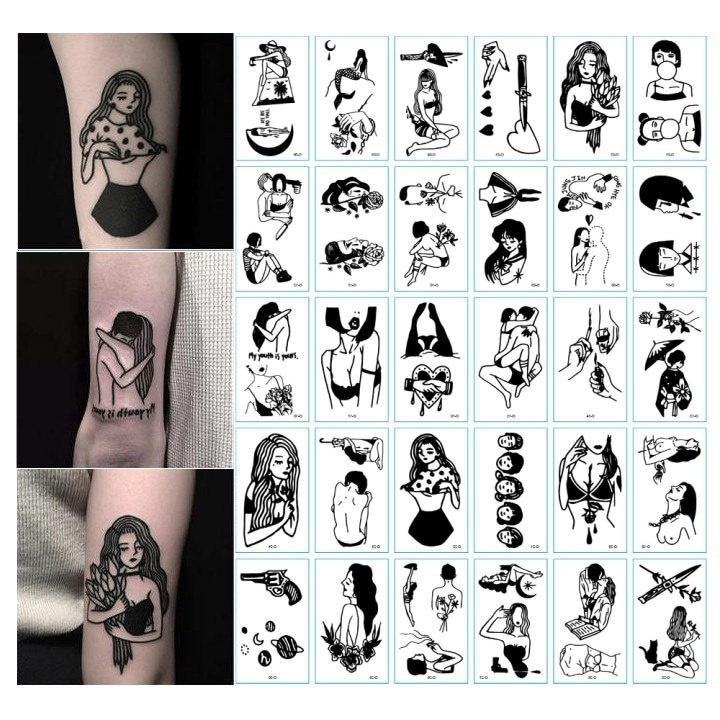 temporary tattoo shopee