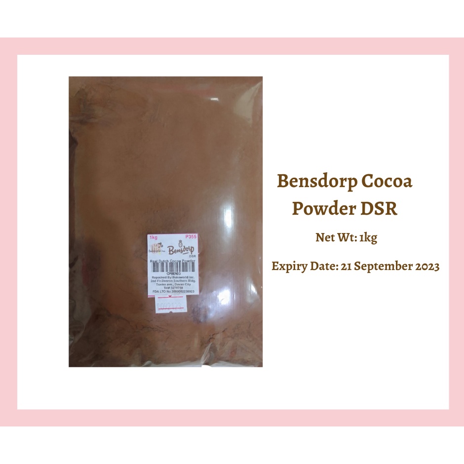 Bensdorp Cocoa Powder DSR 1kg & 500g | Shopee Philippines