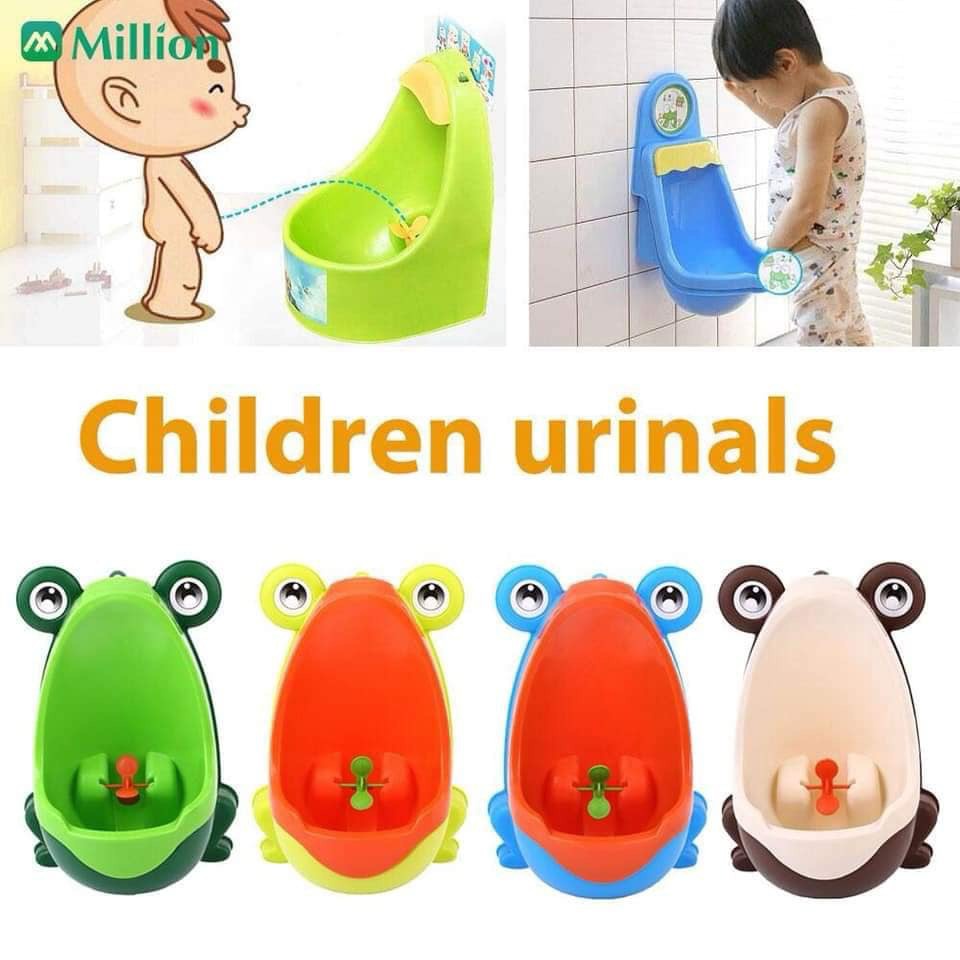 Children Potty Toilet Training Kids Frog Urinal for Boys Pee Trainer