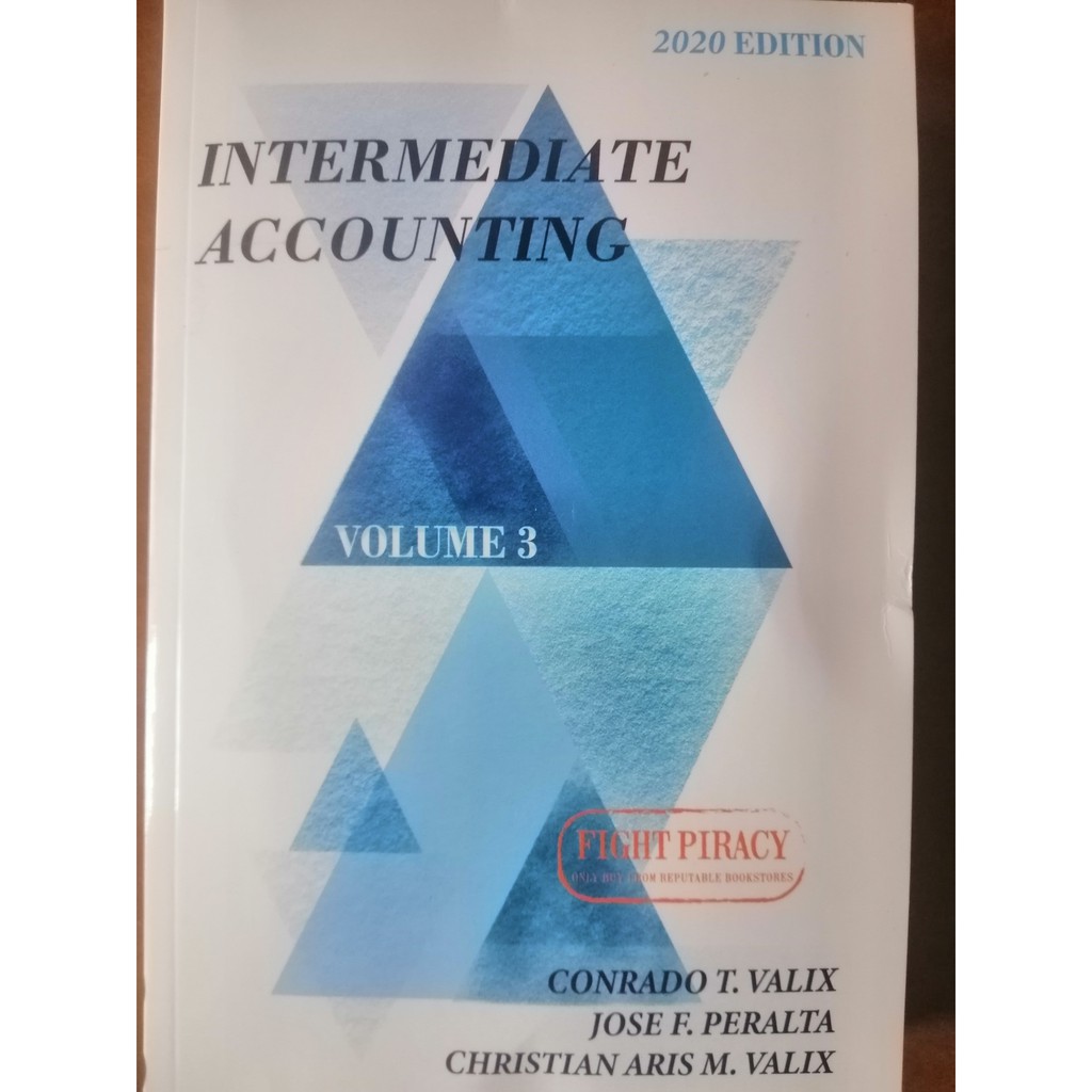 Authentic Intermediate Accounting Volume 3 2020 Edition Valix | Shopee ...