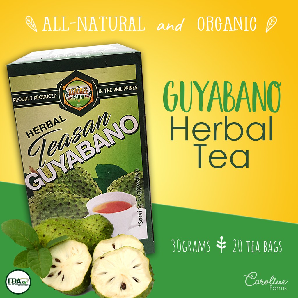 Guyabano Herbal Tea Natural And Organic Teabags Cod Shopee Philippines