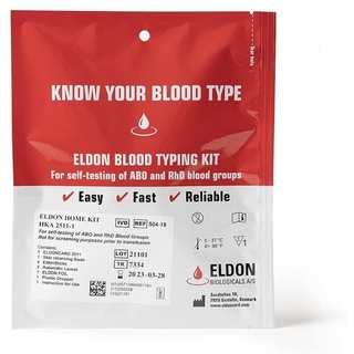 Eldoncard Blood Type Test (Complete Kit) | Shopee Philippines