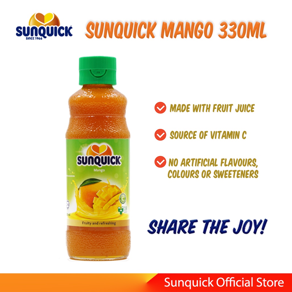 Sunquick Mango Juice Concentrate 330ml Shopee Philippines