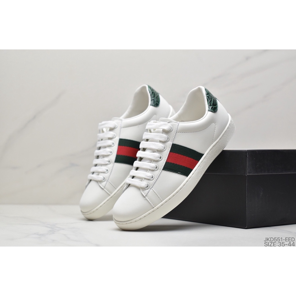 Origina Gucci Ace Embroidered Low-Top Sneakers Shoes For Men And Women ...