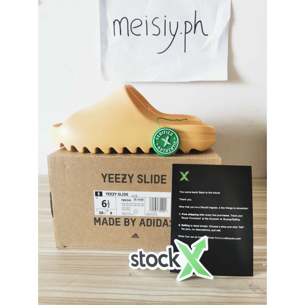 stockx yeezy slide bone