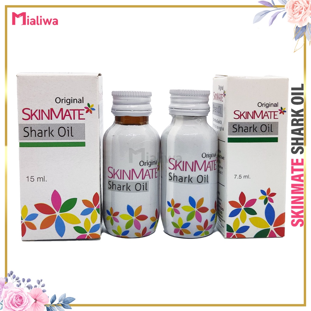 Skinmate Shark Oil 15ml & 7.5ml, Exfoliating Whitening Skin Care Kit