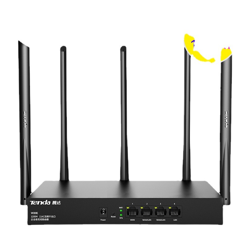 Tenda W20E Dual WAN Port 1200M Enterprise-Grade Wireless Router ...