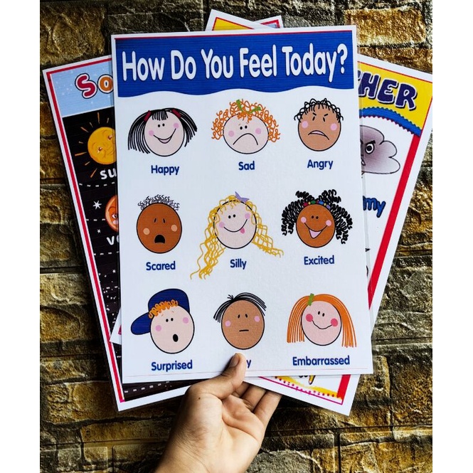 How dou you feel Today ( Laminated A4 size ) | Shopee Philippines