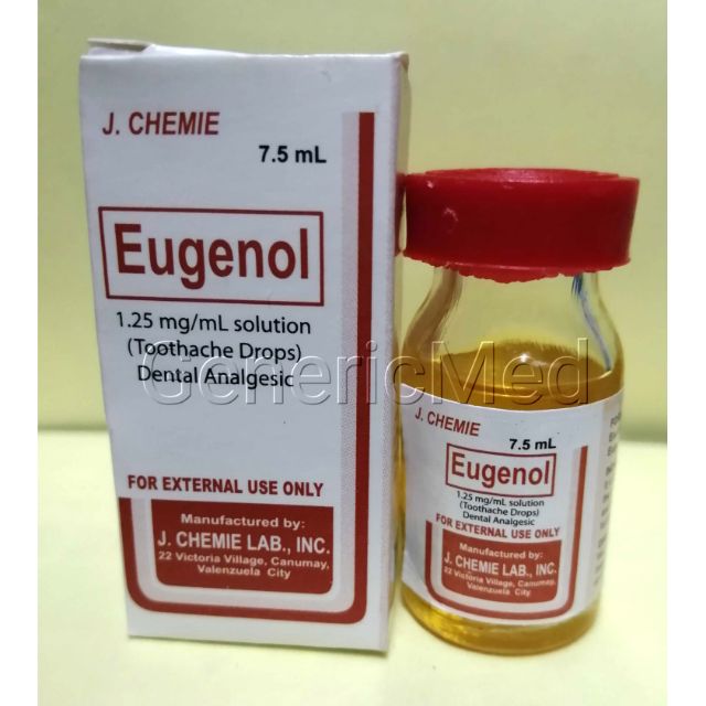 Eugenol Toothache Drops 7 5ml Shopee Philippines