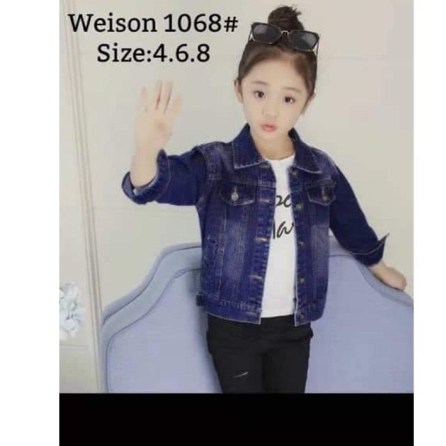 maong jacket for kids