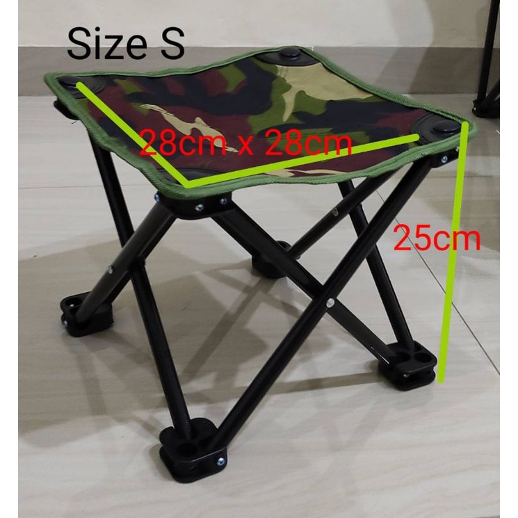Portable Folding Chair Without Backrest
