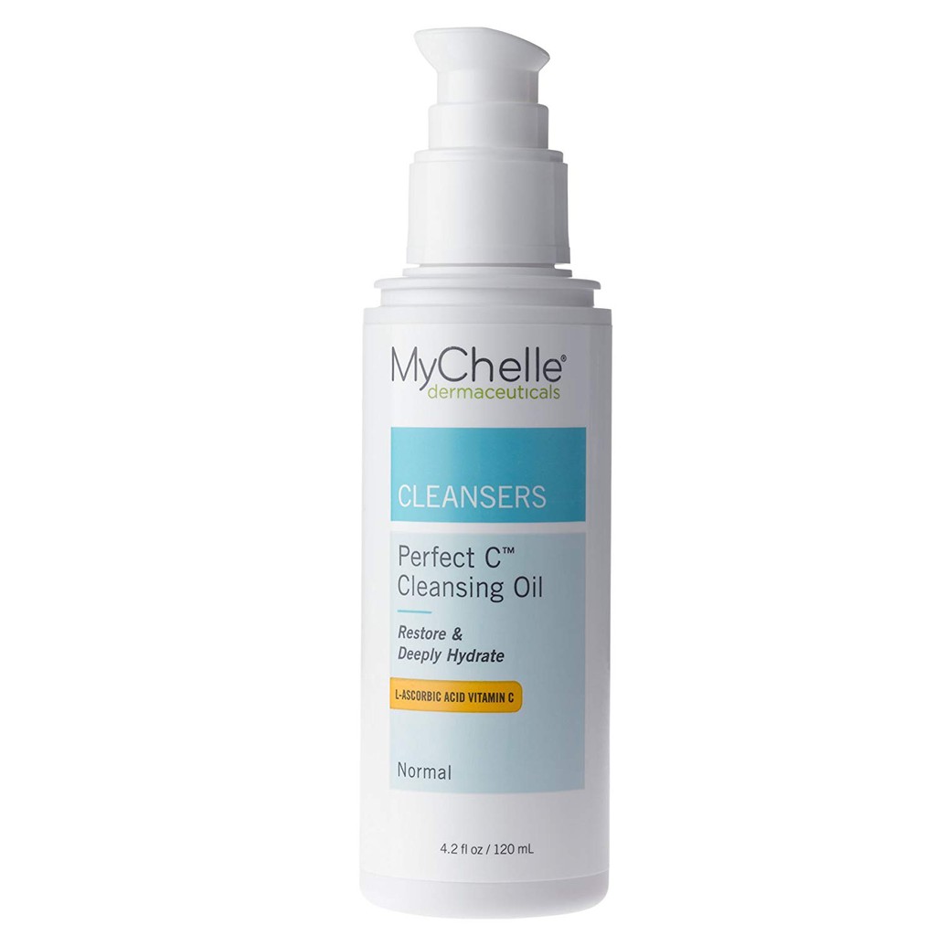 MyChelle Perfect C Cleansing Oil, Hydrating Face Wash with LAscorbic