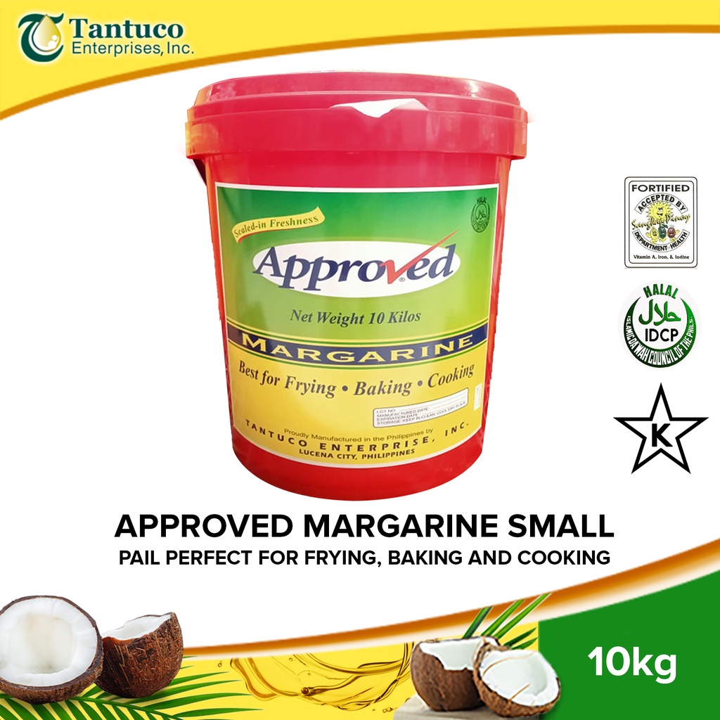 APPROVED Premium Margarine 10kg Small Pail Butter Flavor For Baking