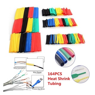 164pcs Set Polyolefin Shrinking Assorted Heat Shrink Tube Wire Cable Insulated Sleeving #2