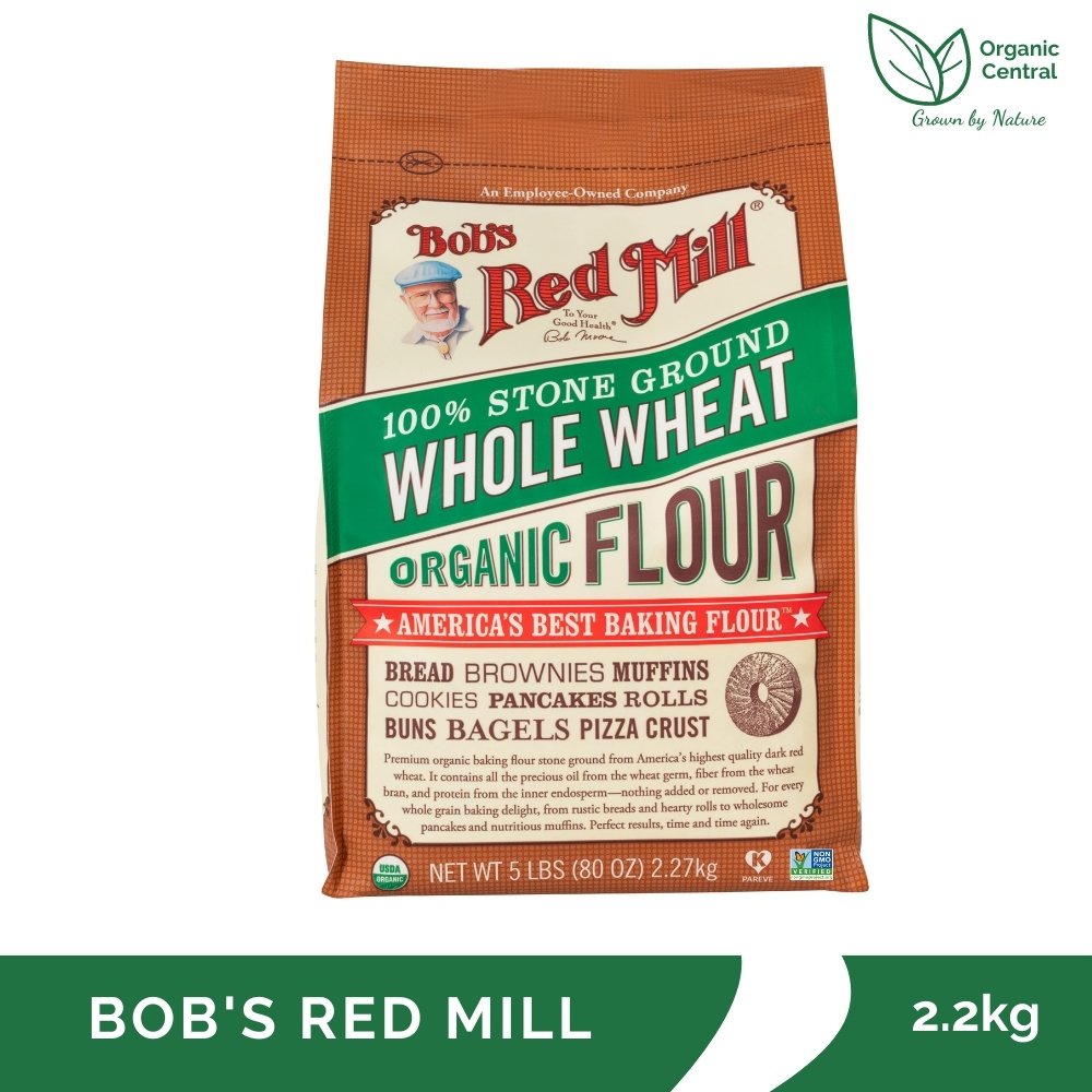 Bob's Red Mill Organic Whole Wheat Flour 2.27kg Shopee Philippines