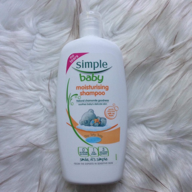 simple baby moisturising shampoo
