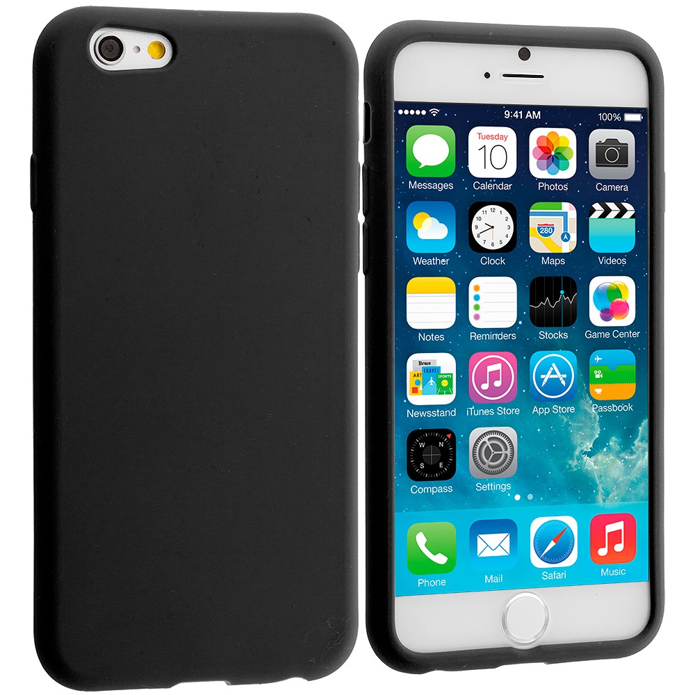 Matte Black Soft Silicone Case iPhone 5s 6s 6+ 7 7+ X XR XS | Shopee