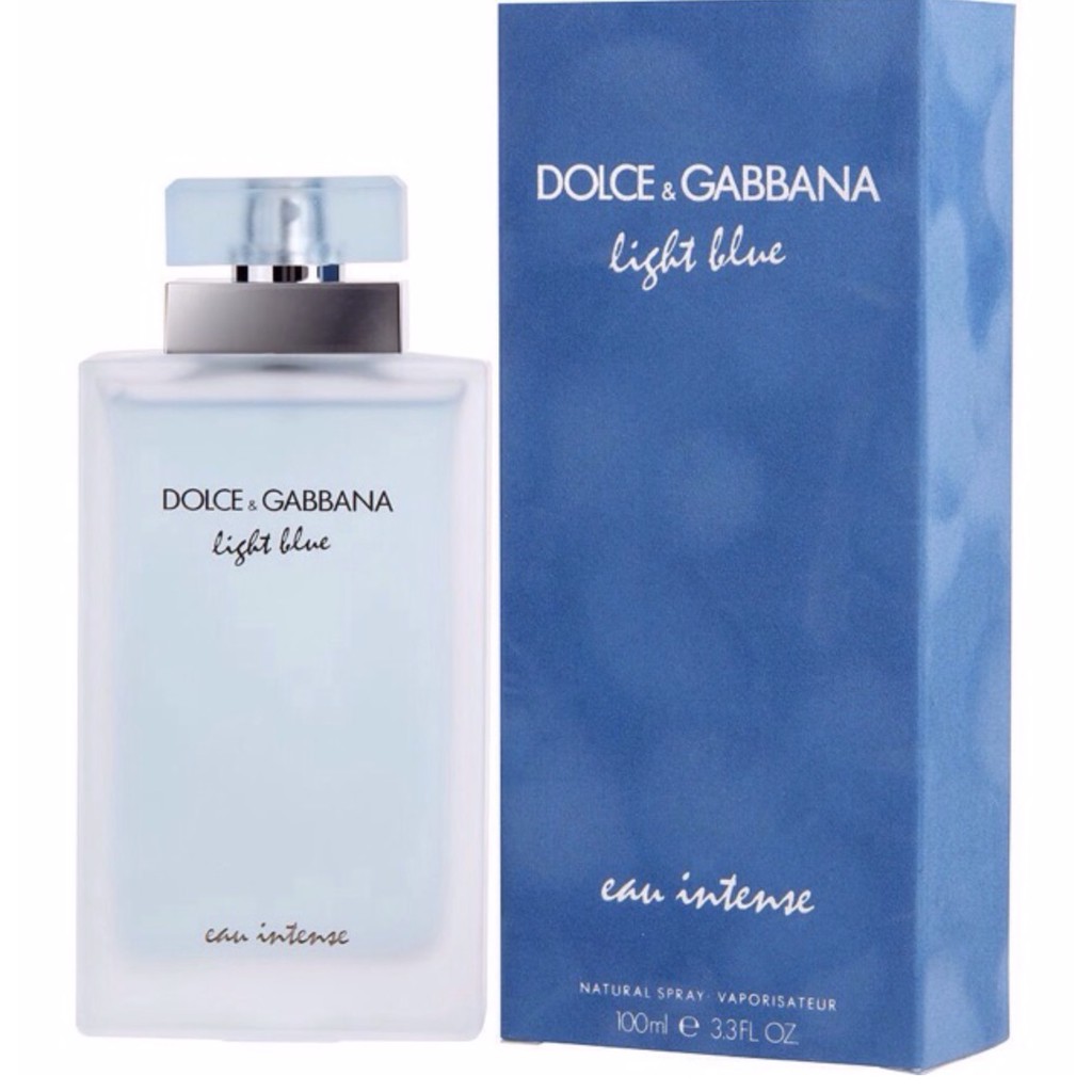 dolce gabbana light blue eau intense 100ml