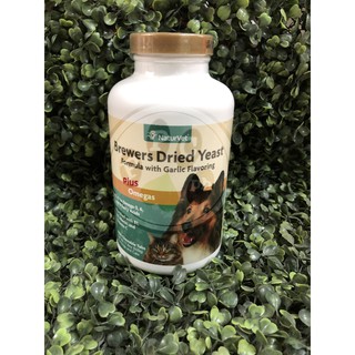 Naturvet Brewers Dried Yeast Formula with Garlic Flavoring 1000 Chewable Tablets