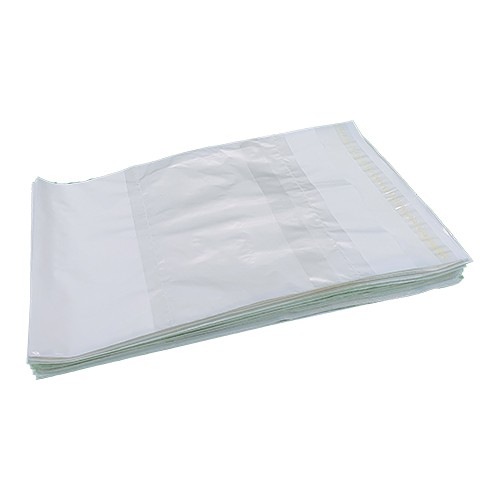 1 Bundle Medium White Plastic Courier Parcel Bag without Pocket 100s