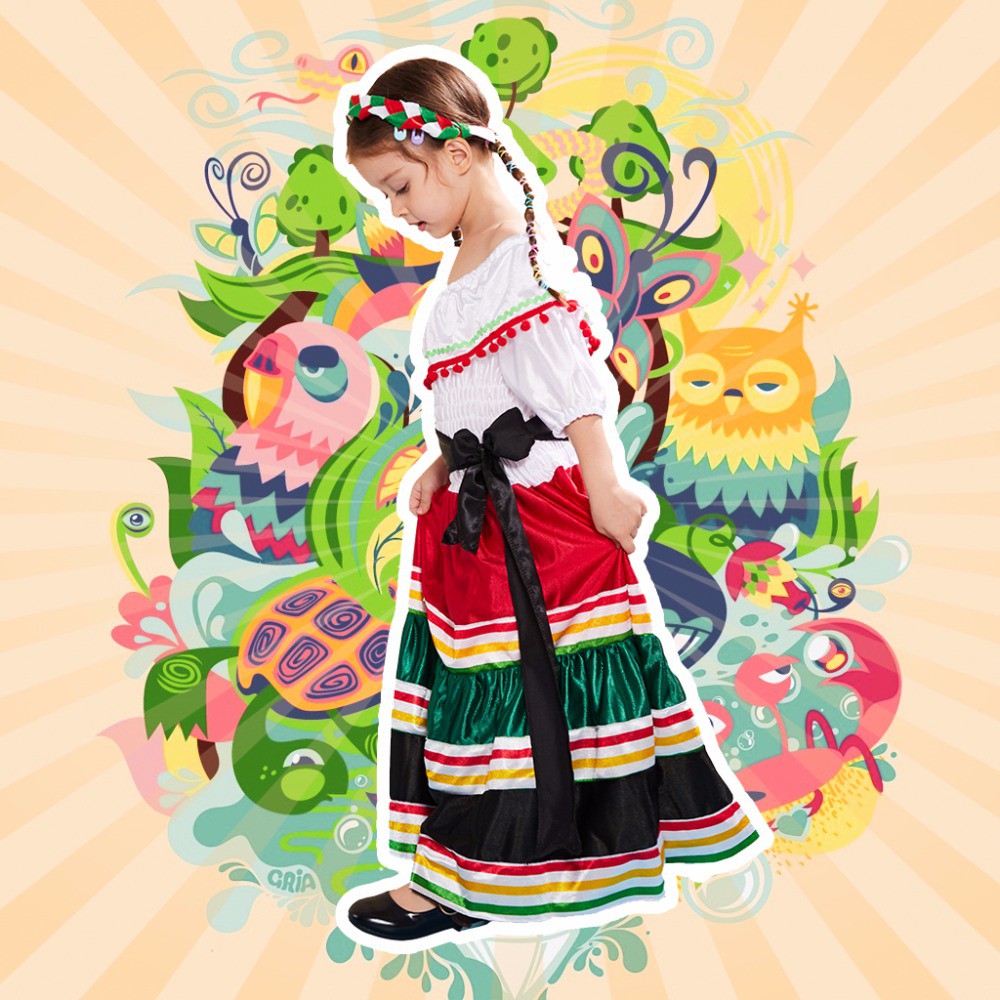 kids mexican dress