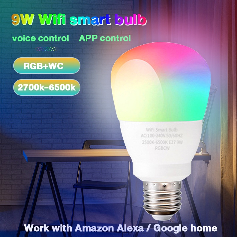 9w Color Changing Led Smart Night Light, Color Changing Led Night Light Bulb