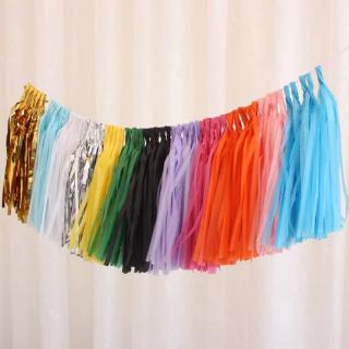 5Pc Paper Tissue Wall Poms Tassel Garland Bunting Wedding Party Venue Decoration #8
