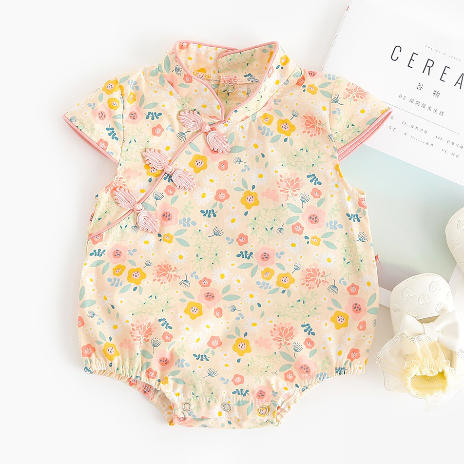 baby cheongsam romper